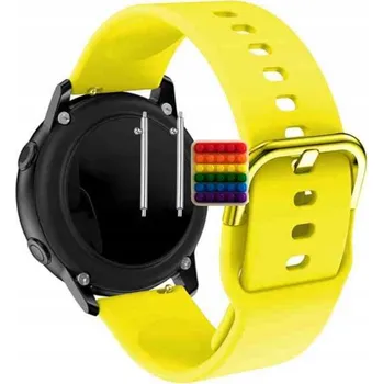 Pouzdro na mobilní telefon Řemínek Řemínek pro Amazfit Huami NEXO, Silikonový Žlutý s Poutkem, Nastavitelný