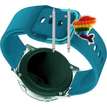 Pouzdro na mobilní telefon Pásek Řemínek pro Mobvoi TicWatch GTH 2, Mořský silikon, nastavitelný