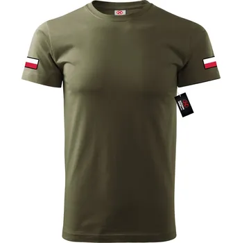 Pánské tričko Tričko vojenské tričko s vlajkami 3XL