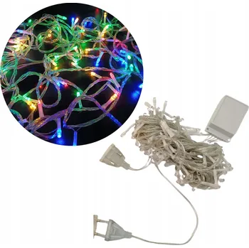 Vánoční dekorace BAREVNÉ LED SVĚTELNÉ ŘETĚZY NAPÁJENÉ ZE SÍTĚ 2M, PROPOJITELNÉ, DEKORACE