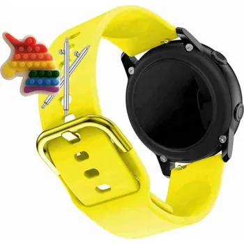 Pouzdro na mobilní telefon Pásek Řemínek pro Zeblaze Btalk, Silikon Žlutý Poutko, nastavitelný