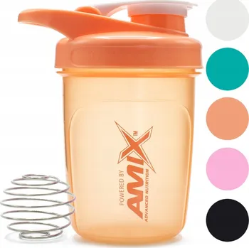 Shaker Šejkr Amix 300 ml oranžový