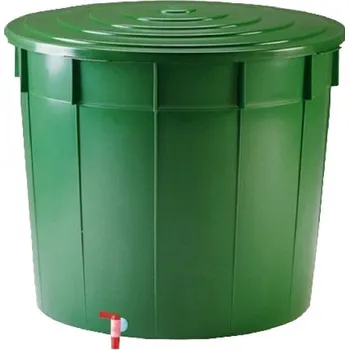 Sud Sud na dešťovou vodu 500l zelený + víko PRAKTIKMAXMIX Sklad14 p581031 (PRAKTIKMAXMIX Sklad14 )