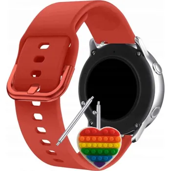 Pouzdro na mobilní telefon Pásek Řemínek pro Forevive 5 SB-365, Silikon Červený Poutko, nastavitelný