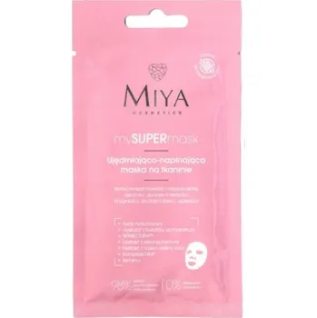 Pleťová maska Miya MySuperMask Zpevňující a vypínací maska na obličej na textilní bázi