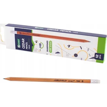 Grafitová tužka Super Cedrová Tužka D.rect 7305 HB s Gumou