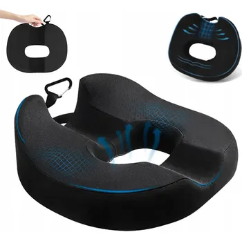 Polštář ORTOPEDICKÝ POLŠTÁŘ DO AUTA NA SEDADLO ŽIDLE PAMĚŤOVÁ PĚNA