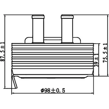 Chladič motoru Olejový chladič, motorový olej MAHLE CLC 197 000S