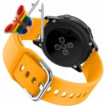 Pouzdro na mobilní telefon Řemínek Řemínek pro Rubicon RNCE61, Silikonový Mrkvový Smyčka, nastavitelný