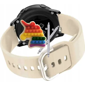 Pouzdro na mobilní telefon Pásek Řemínek pro Garett Multi 4, Silikon Béžová Poutko, nastavitelný