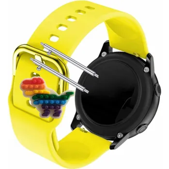 Pouzdro na mobilní telefon Pásek Řemínek pro Kumi GW16T Pro, Silikon Žlutý Poutko, nastavitelný