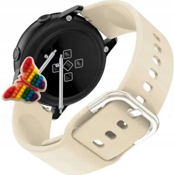 Pouzdro na mobilní telefon Pásek Řemínek pro Imilab W12, Silikon Béžová Poutko, nastavitelný