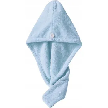 Ručník Vera Ručník Turban z Mikrovlákna na Sušení Vlasů Modrý