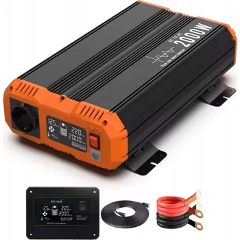 Měnič napětí Měnič Napětí FCHAO 12 V → 230 V 2000 W čistý sinus