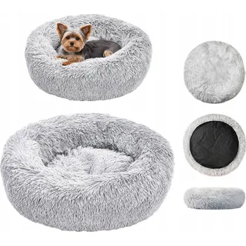 Pelíšek pro psa Aptel kotec pro psy šedá 50 cm x 50 cm