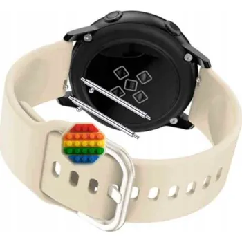 Pouzdro na mobilní telefon Pásek Řemínek pro Forever Forevive 2 Slim SB-325, Silikon, béžová smyčka