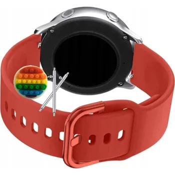 Pouzdro na mobilní telefon Pásek Řemínek pro Xiaomi Watch S1 Active, Silikon Červený Poutko, nastavitelný