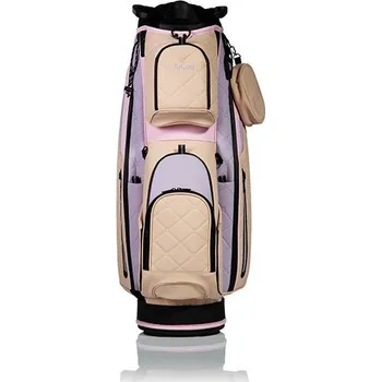 Golfový bag Jucad First Class JBFC-BFR béžový/lila/růžový