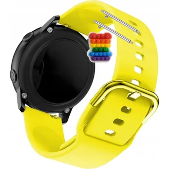 Pouzdro na mobilní telefon Řemínek Řemínek pro Polar Grit X Pro, Silikonový Žlutý s Poutkem, Nastavitelný