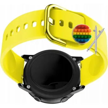 Pouzdro na mobilní telefon Pásek Řemínek pro Jacoos L70, silikon, žluté poutko, nastavitelný