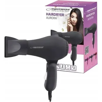 Péče o vlasy Fén na vlasy Esperanza AURORA černý