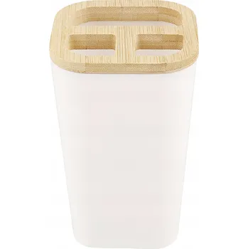 Kelímek na kartáček ZD Trading 12x7,5 cm bílý