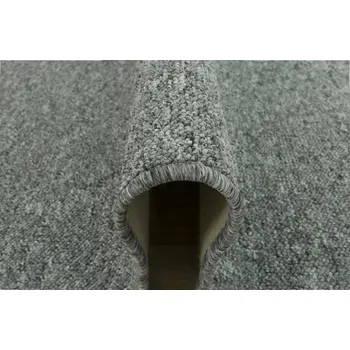 Koberec 100x150 cm ŠEDÝ KOBEREC SMYČKOVÝ TURBO S ATESTEM