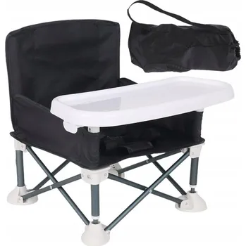 Jídelní židlička SKLÁDACÍ DĚTSKÁ ŽIDLIČKA NA PIKNIKY CESTOVÁNÍ VÍCEÚČELOVÁ PŘENOSNÁ