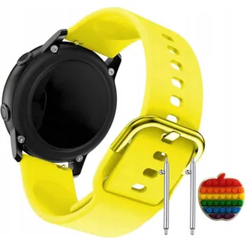 Pouzdro na mobilní telefon Řemínek Řemínek pro Watchmark Fashionwatch Maverick, Silikonový Žlutý Smyčka