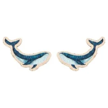 Šperk Dřevěné náušnice Velryba s možností výměny či vrácení do 30 dnů - EW97