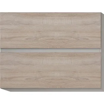 Nábytek Horní skříňka G 80 U, dub sonoma/bílá, LINE