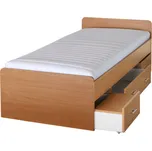 Postel, buk, 90x200, DUET