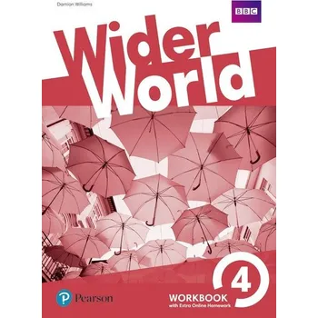 Anglický jazyk Wider World 4 Workbook with Extra Online Homework Pack