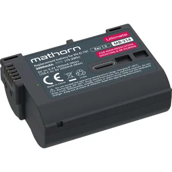 Mathorn MB-214 USB-C akumulátor Ultimate EN-EL15C pro Nikon 2600 mAh