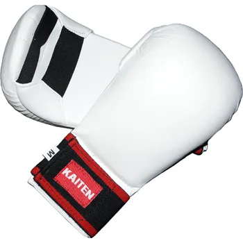 Chránič ruky a předloktí na box a bojový sport KAITEN BÍLÉ RUKAVICE KARATE Barva: Bílá, Velikost: M