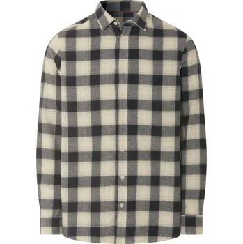 esmara Men Pánská flanelová košile (černá/bílá, M(39/40))