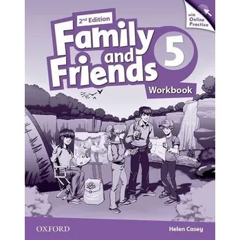 Anglický jazyk Family and Friends 5 Second Edition Workbook with Online Skills Practice