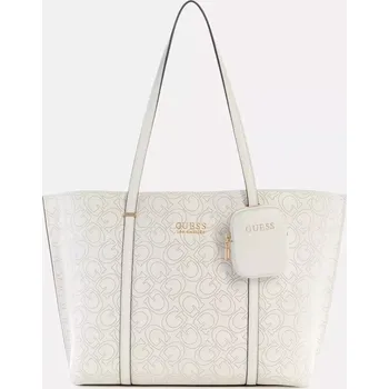 GUESS dámská velká kabelka Rue bílá