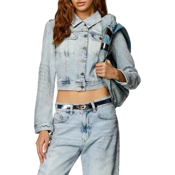 Dámská větrovka BUNDA DIESEL DE-SLIMMY-S JACKET BLUE