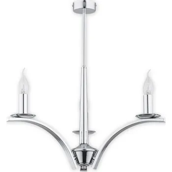 Lemir Lustr do obyváku O2863 W3 CH Kapra lustr 3 ramenný, chrom