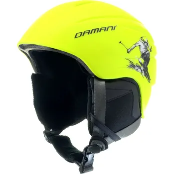 Dětská lyžařská helma Damani - Skier C02 žlutá XXS