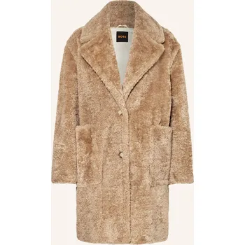 Boss Dámský Plyšový Kabát Catedy, velbloudí, 36