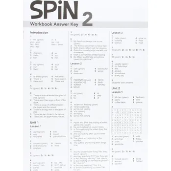 Anglický jazyk Spin 2 Workbook Answer Key