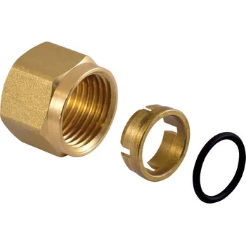 Vodovodní potrubí Svěrné šroubení na CU trubku 15mm x 1/2" (EUROCONUS) - PÁR ZL15CU15