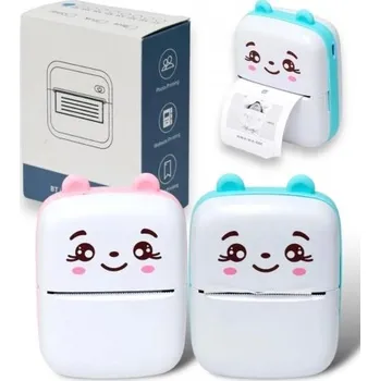 Přenosná mini fototiskárna pro děti i dospělé Barvy: růžová