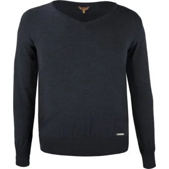 Dámský svetr Kama dámský pletený Merino svetr 5104 110 - černá S