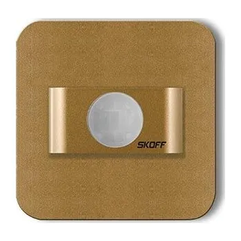 Pohybové čidlo SKOFF Pohybové čidlo MC-SAL-M-0 Senzor PIR SALSA mat.mosaz (M) IP20 10V