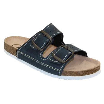 Dámské pantofle SANTE Dámské kožené pantofle D/21N/82/BP TONIO v.39