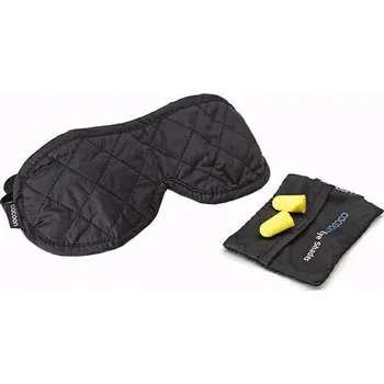 Péče o oční okolí Cocoon oční maska Eye Shades black s ucpávkami