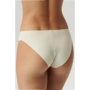 Kalhotky Bezešvé kalhotky Atlantic LS-001 Béžová L